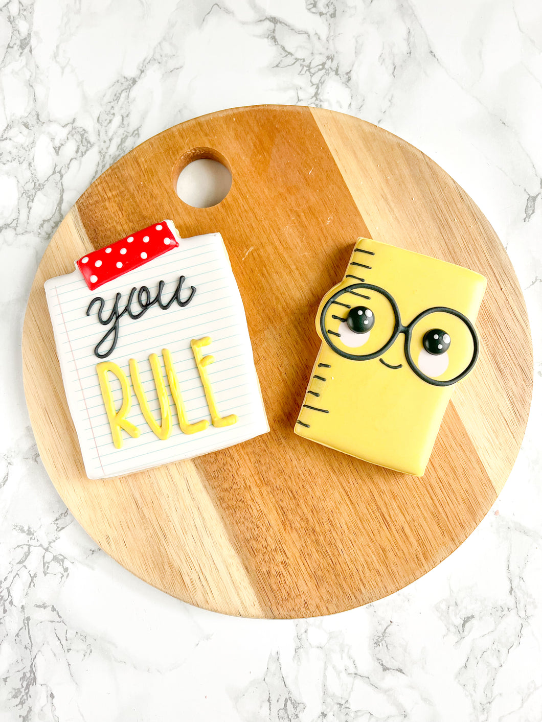 you RULE! - large 2 cookie set
