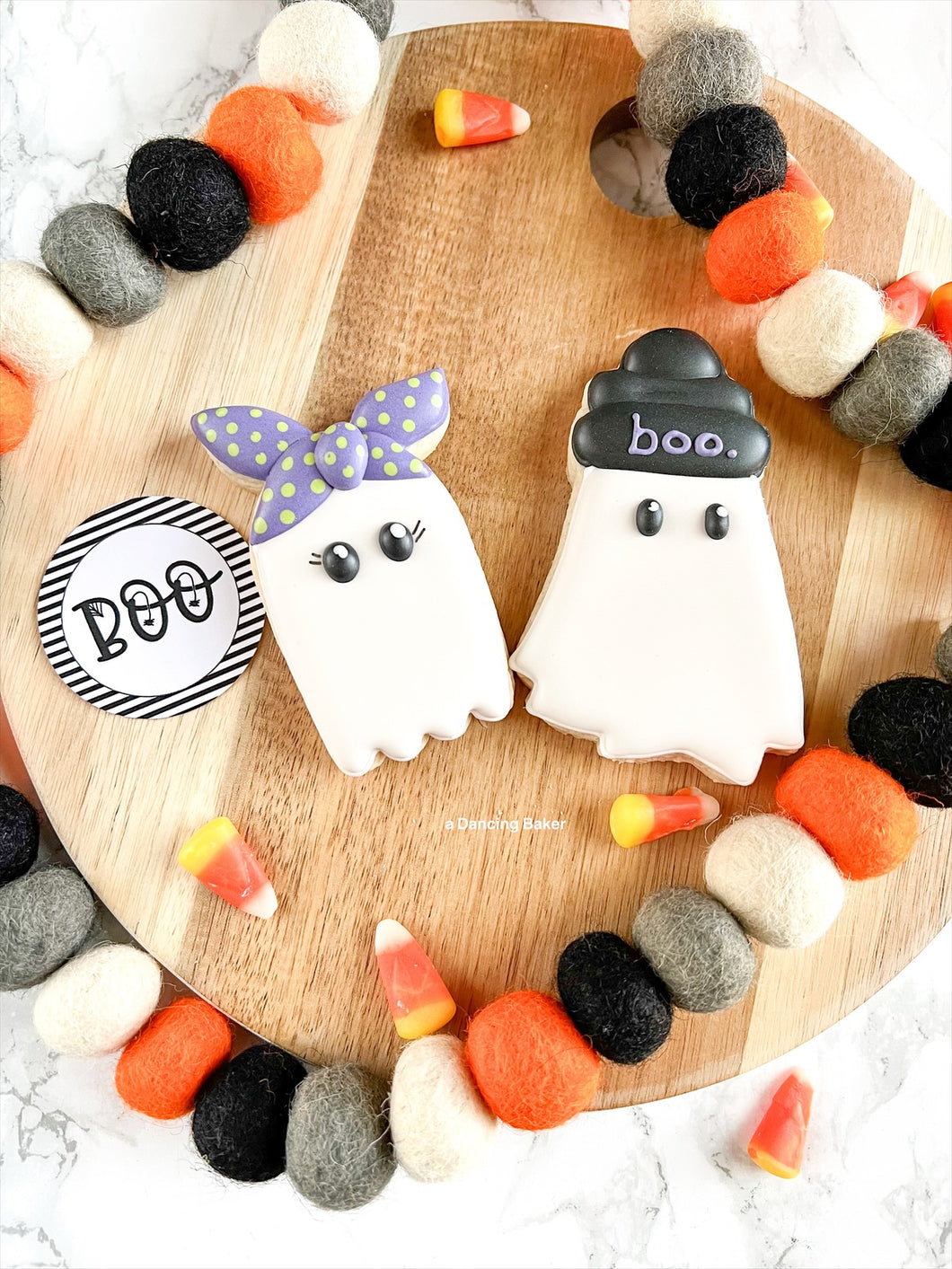 Single small ghost cookie
