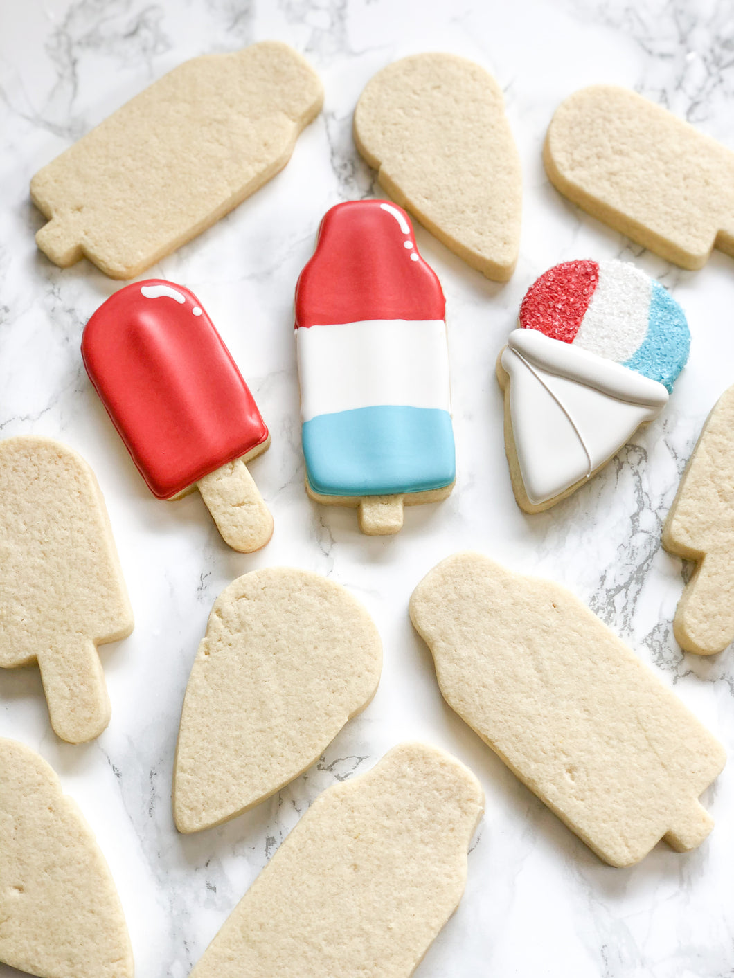 4th of July cookie decorating kit - dozen