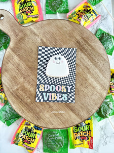 GLUTEN FREE mini ghost cookie card